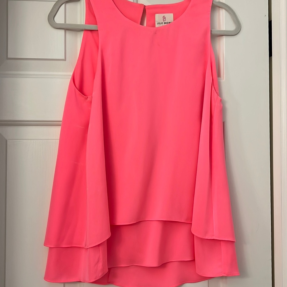 Julie Brown pink top size M